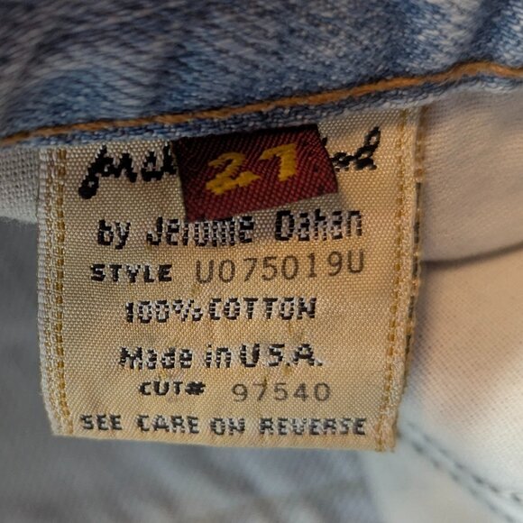 7 For All Mankind Light Wash Boot Cut Jeans Size 27 - Picture 6 of 15